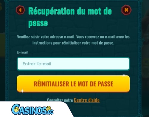 Problème de connexion au Spinanga Casino