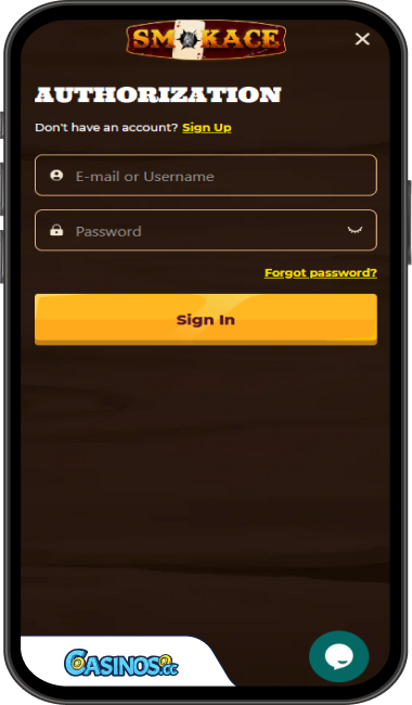 Smokace Casino Login
