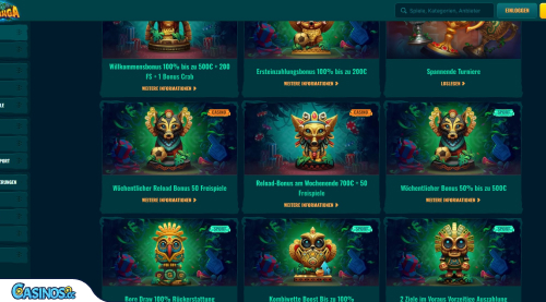 Spinanga casino Bonus