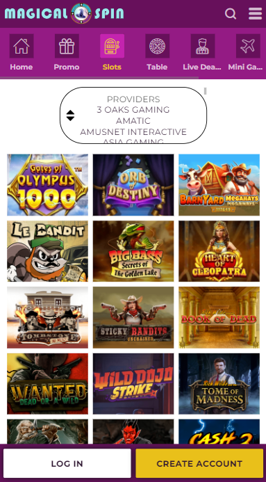 MagicalSpin Casino slots