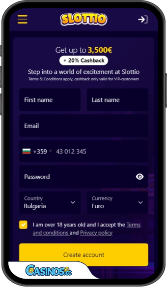 Slottio Casino Mobile App