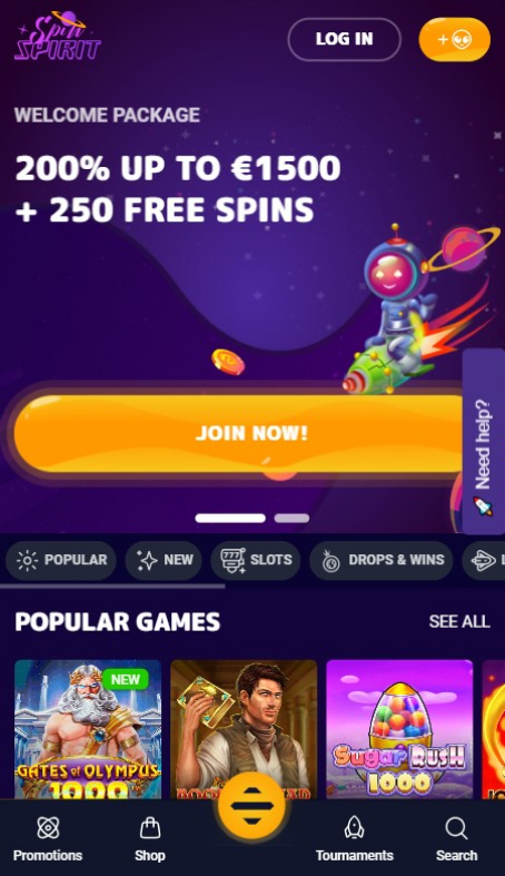 SpinSpirit Casino Review