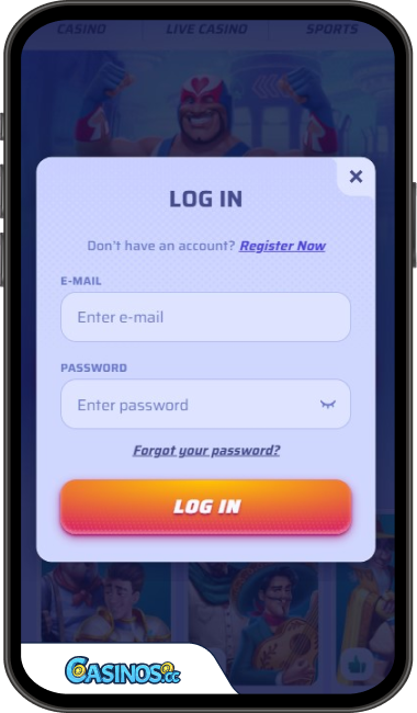 Spinrollz Casino Login from Mobile