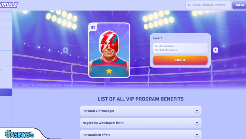 Programa VIP de Spinrollz Casino