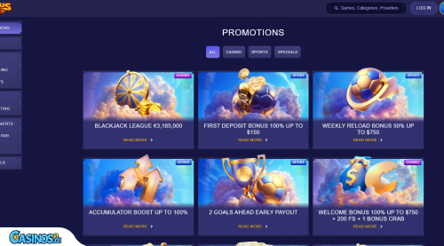 ZeusWin casino Bonuses