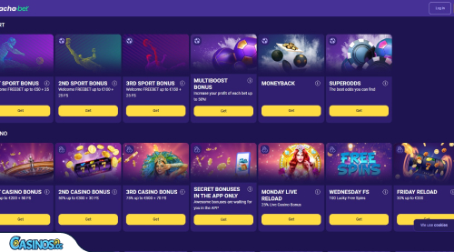 ChachaBet Casino Bonuses