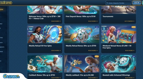 Oceanspin Casino Promotions