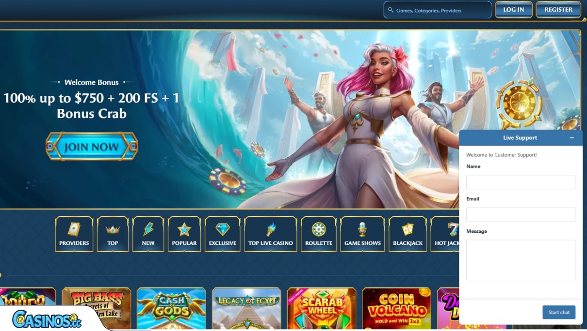 Oceanspin Casino Support