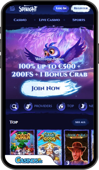 Spinight Casino Mobile App