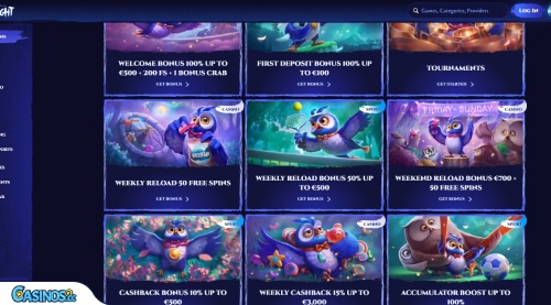Spinight Casino Promotions