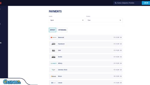 Tikitaka Casino Payments