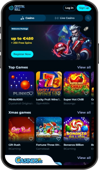 Crystal Roll Casino Mobile App