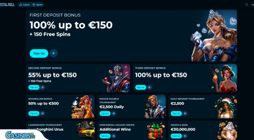 Crystal roll free spins