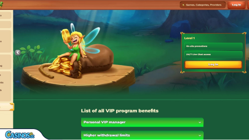 GreenLuck Casino VIP program