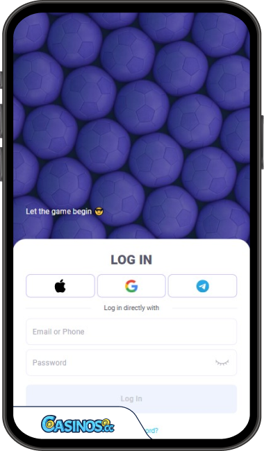 IgoBet Casino Login from Mobile