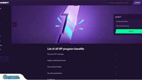 NaoBet Casino VIP program
