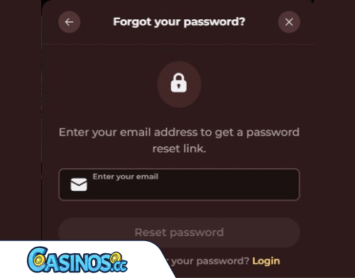 Vincispin Login-Probleme