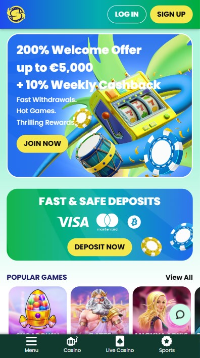 Samba Slots Casino Lobby