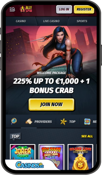 AllySpin Casino Mobile App