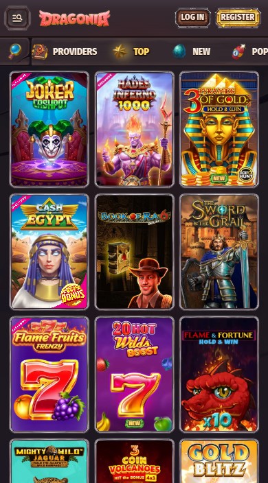 Dragonia Casino Games
