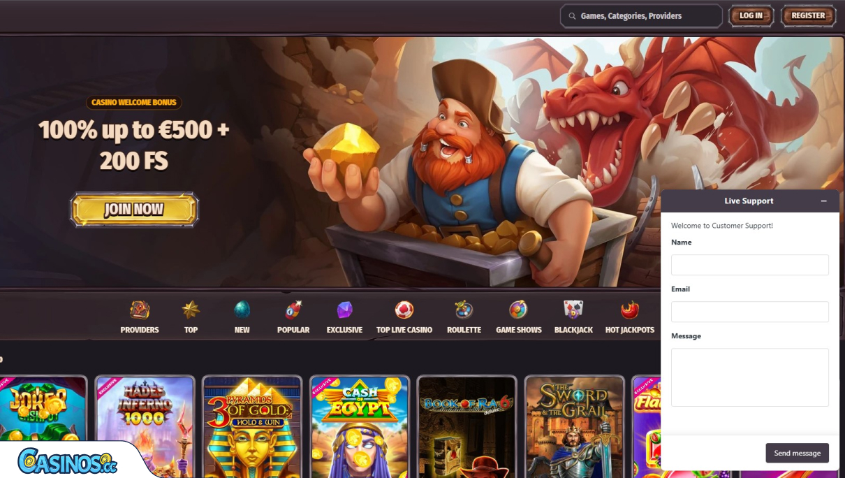 Dragonia Casino Support