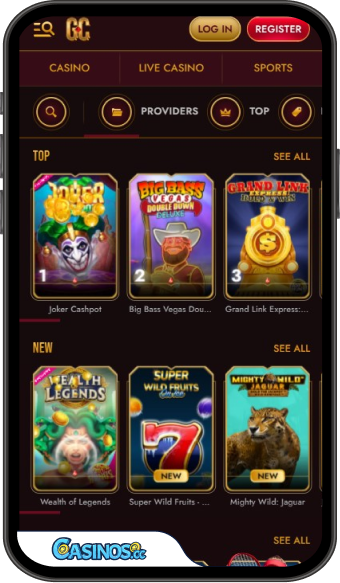 Grandclub Casino Mobile App