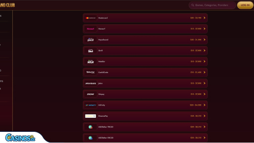 Grandclub Casino Payments