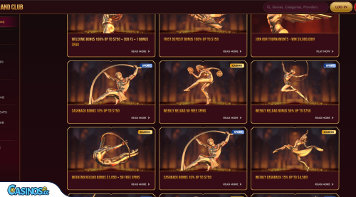 Grandclub Casino Promotions