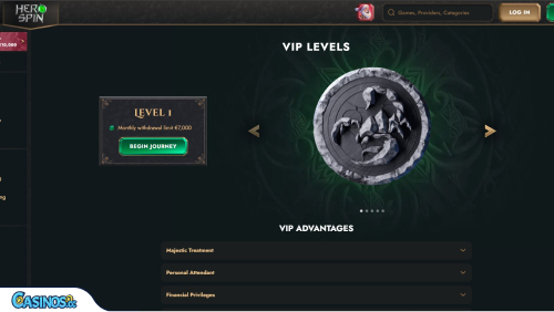 HeroSpin Casino VIP program