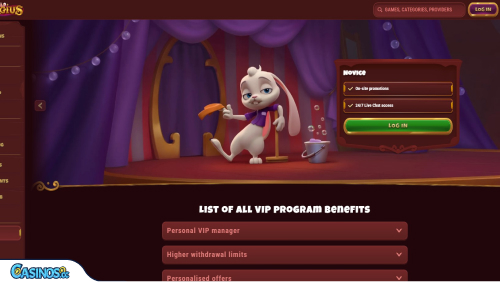 Programme VIP Magius Casino