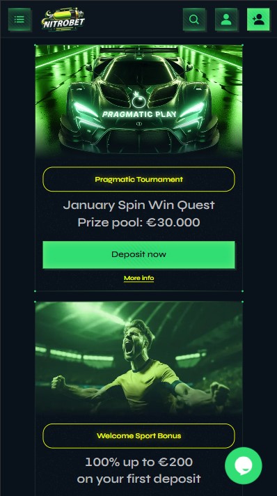 Nitrobet Casino Bonuses