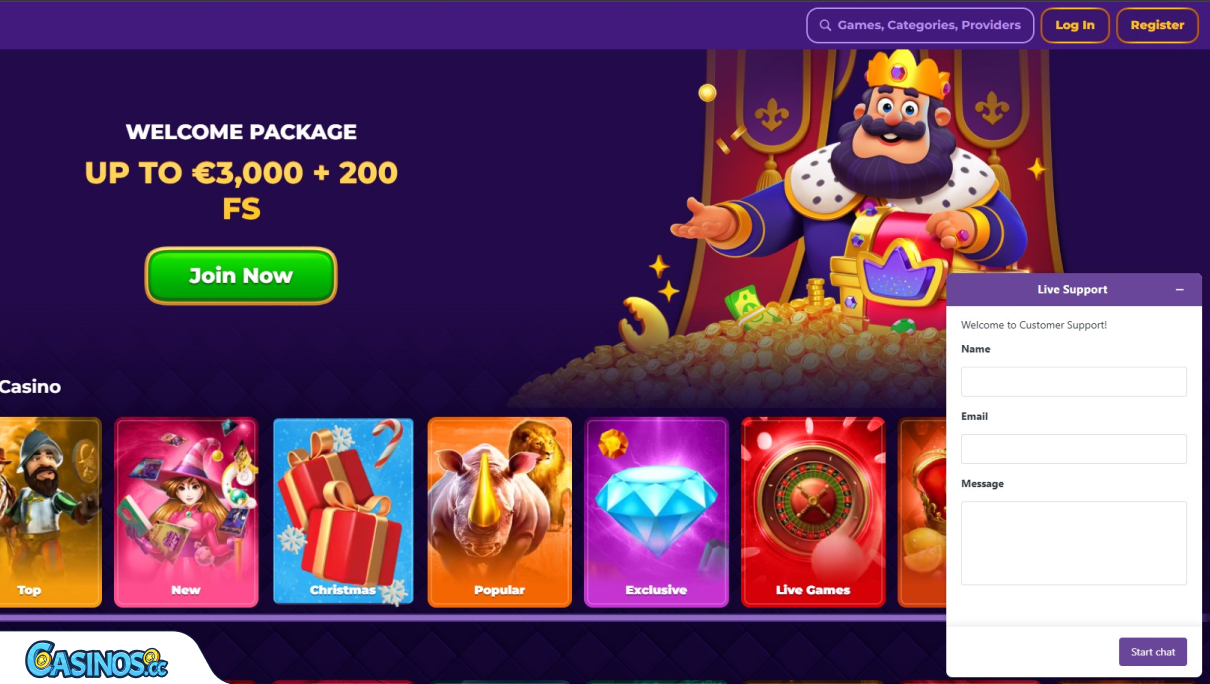RoyalGame Casino Support