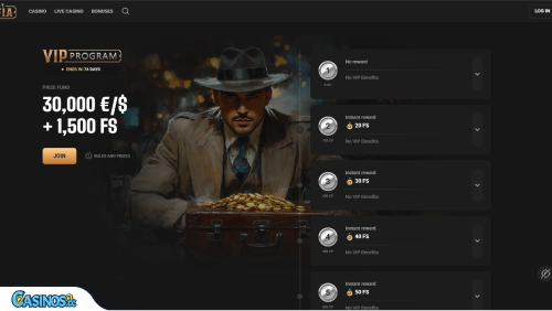 Slot Mafia Casino VIP program
