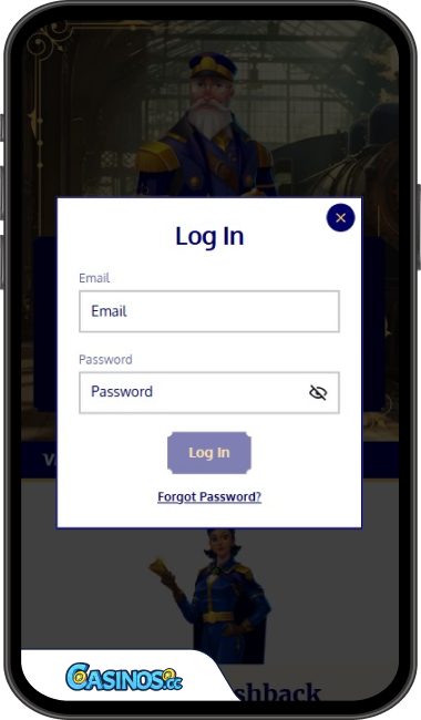 SlotExpress Casino Login from Mobile