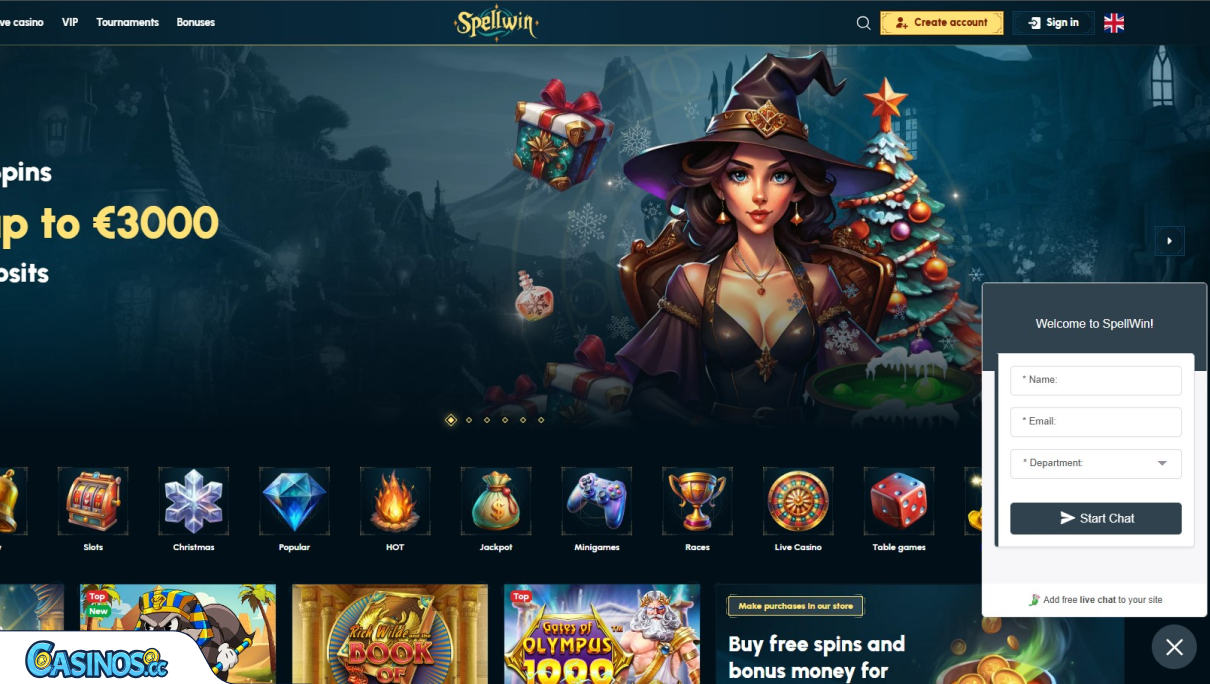 SpellWin Casino Support