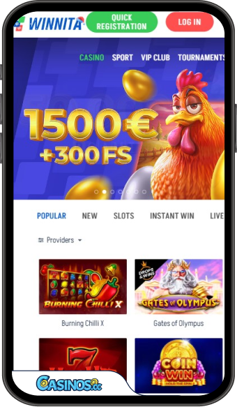 Winnita Casinò Mobile App