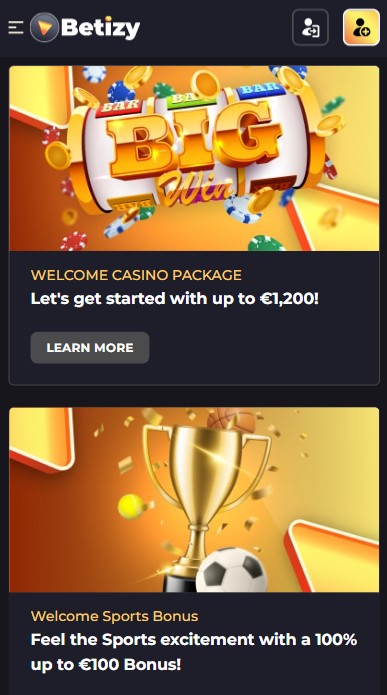 Betizy Casino Bonuses