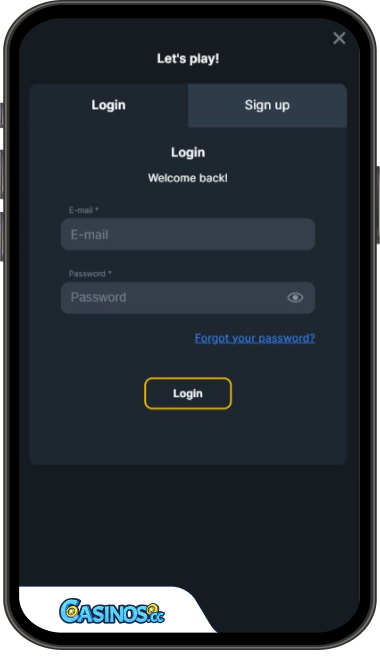 BookOfBet Casino Login from Mobile