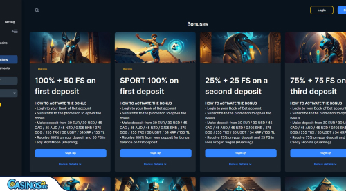BookOfBet Casino Promotions