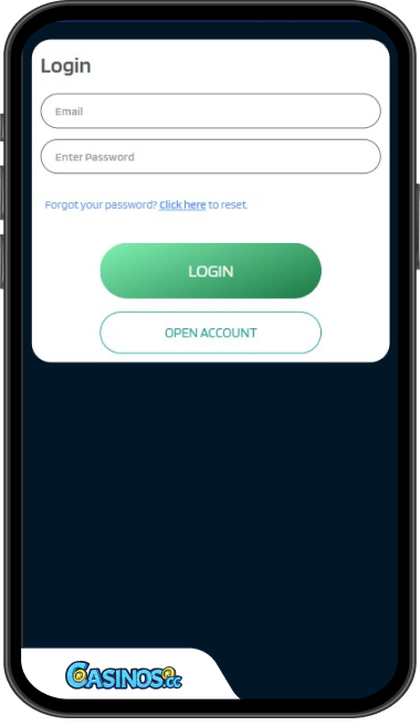 DynaBet Casino Login from Mobile