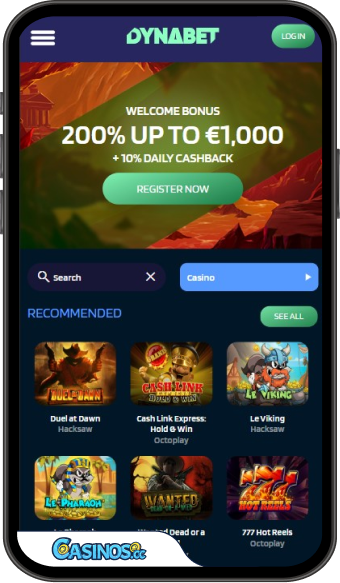 DynaBet Casino Mobile App
