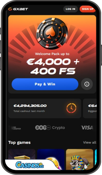 GXBet Casino Mobile App