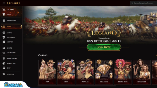 Legiano Casino Review