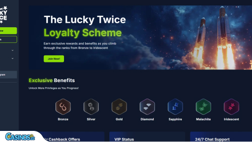 Lucky Twice Casino VIP program