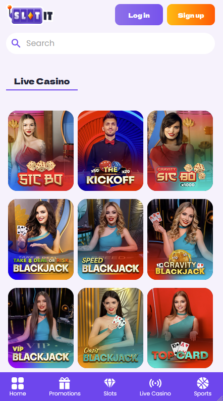 Slotit Casino Live games