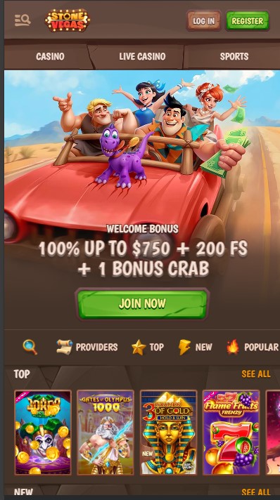 Stonevegas Casino Lobby