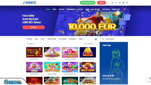 Winnita Casino Review