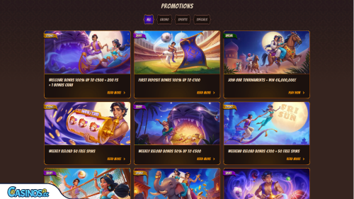 AbuKing Casino Bonuses