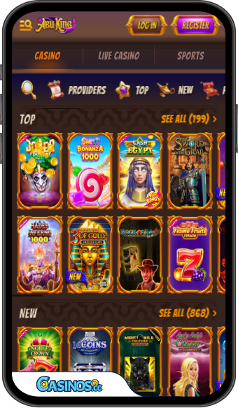AbuKing Casino Mobile App