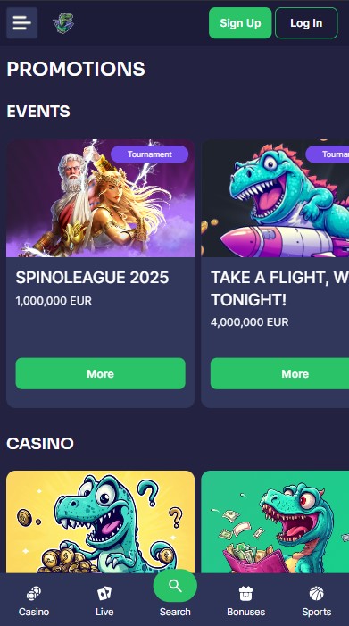 BinoBet Casino Bonuses